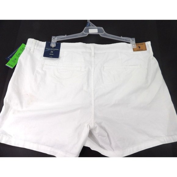 Men's White US Polo Shorts size 21 NWT - Picture 4 of 6